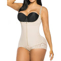 Export body shaping intimates one-piece triangle zipper corset tummy control butt lift bodysuit butt lift tummy control