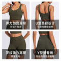 Fashion cross-border cloud-sensing yoga suit, beautiful back, tight-fitting yoga clothes, outdoor running, push-up sports fitness clothes for women