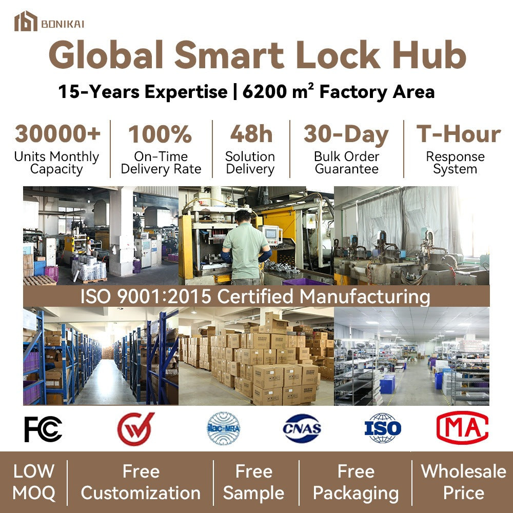 Smart lock 3d face recognition tuya video intercom
