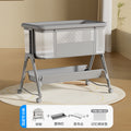 【winter snow grey - care edition】naked bed + potty training bed + memory foam mattress + storage basket