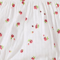 Baby bodysuit  summer newborn triangle bodysuit, pastoral style floral sleeveless pure cotton infant clothing