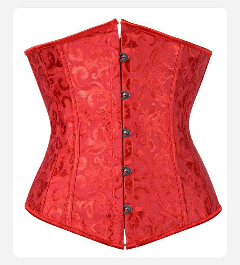 Corset simple waist corset slightly fat new arrivalk-style breathable sexy shaping tops rubber bone jacquard waist clip