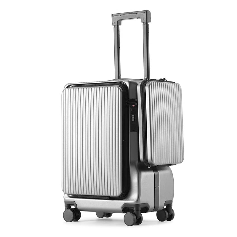 Multi-functional trolley case with side hanging bag Boarding luggage Universal wheel Business and leisure business travel high-end travel luggage