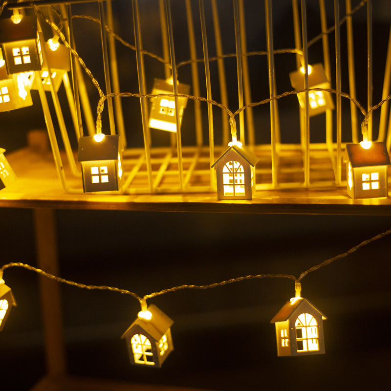 Cross-border exclusive for  LED light string Christmas decorative light string Halloween small lights flashing lights modeling string lights