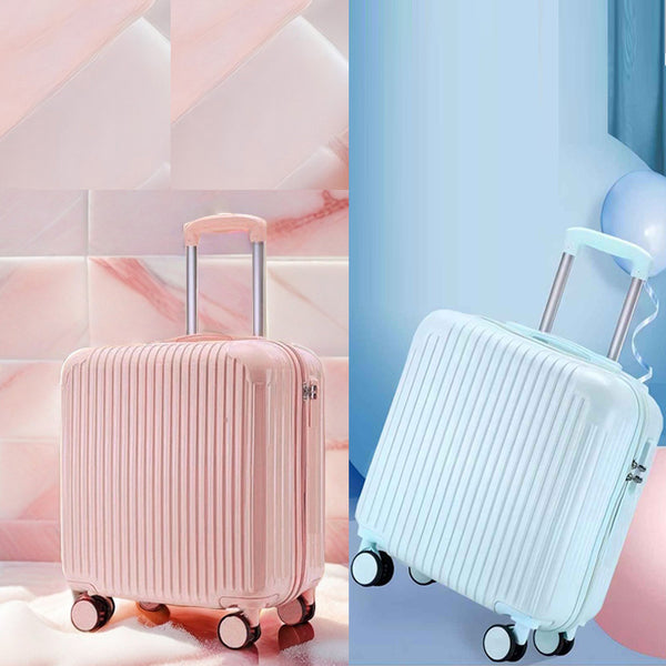 Mini suitcase Lightweight small boarding trolley case 19 female password travel case Small male 18 inch small fresh
