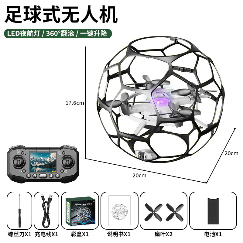 New cross-border brushless drone football hd dual camera aerial photography quadcopter optical flow positioning remote control