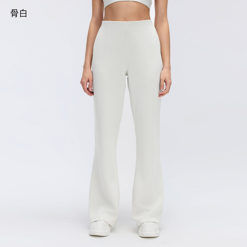 Modal comfortable yoga pants women's loose breathable bootcut pants high waist slimming pilates fitness long pants d26009