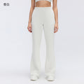 Modal comfortable yoga pants women's loose breathable bootcut pants high waist slimming pilates fitness long pants d26009