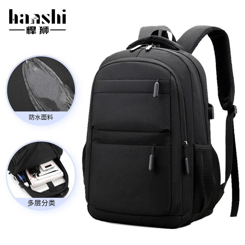 Business Men's Commuter Backpack Premium Fashion Travel Backpack Large Capacity School Bag Waterproof Backpack Computer Bag
