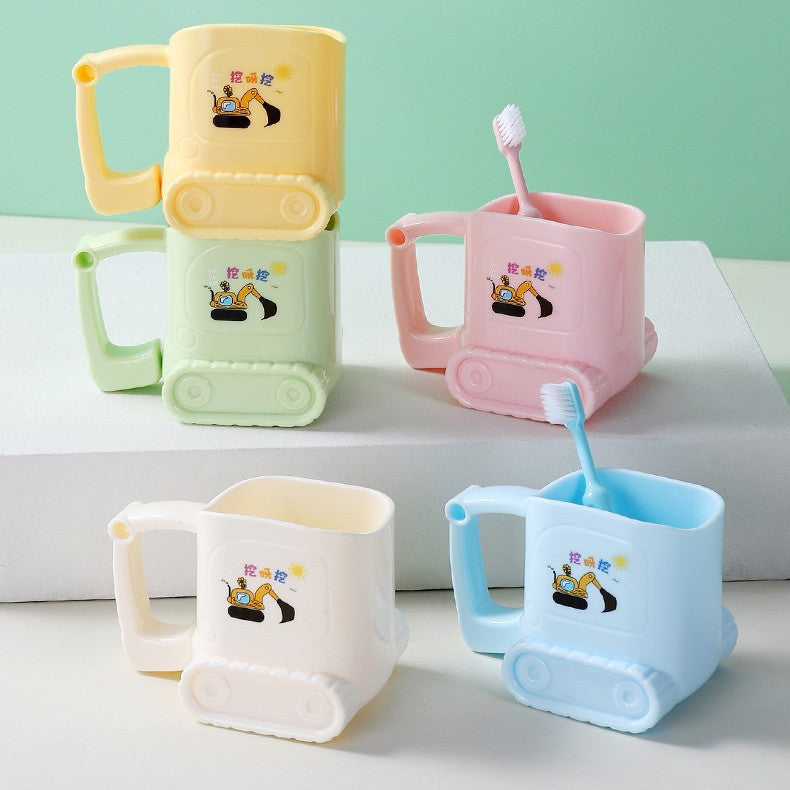 304 stainless steel kids' cup - double-walled, cartoon yellow duck straw cup with lid - perfect for home, kindergarten, and children's day gifts