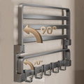Bathroom towel rack, punch-free bathroom storage rack, hardware bathroom hanging rack, wall-mounted bathroom towel rack