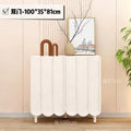 Cream style shoe cabinet for home living room door against the wall popular entrance entrance cabinet narrow side large capacity balcony storage cabinet
