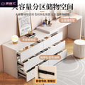Dressing table bedroom for homecasual chest of drawers all-in-one small apartment storage cabinet cream style desk retractable dressing table