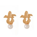 Wholesale autumn/winter earrings: european and american cross-border minimalist style earrings for women - unique, hollowed-out, statement, high-end dangle earrings