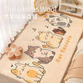 Carpet bedroom bedside blanket girl's room bedside kids' room cute  new under-bed thickened floor mat