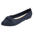 Export  spring new pointed toe bow slip-on flats casual versatile lightweight comfortable low-cut shoes