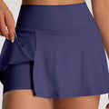 Fashion cross-border sports culottes shortsummer tight high waistfashion tape fitness yoga wear tennis skirt for women