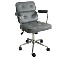 Ergonomic computer chair - comfortable backrest, adjustable height, ideal for home, office, student dorms, and study