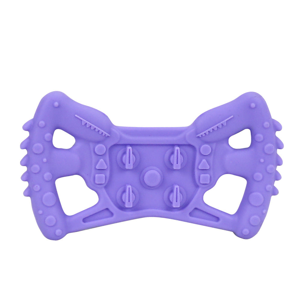 Cross-border silicone toothpaste combination set, fruit toothpaste, animal toothpaste, gamepad, tooth grinding stick, baby biting glue