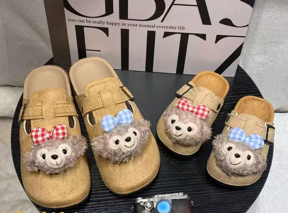 2026 spring/autumn cartoon cute comfortable new girls' slip-on birkenstock shoes, toddler & little kid birkenstock sandals