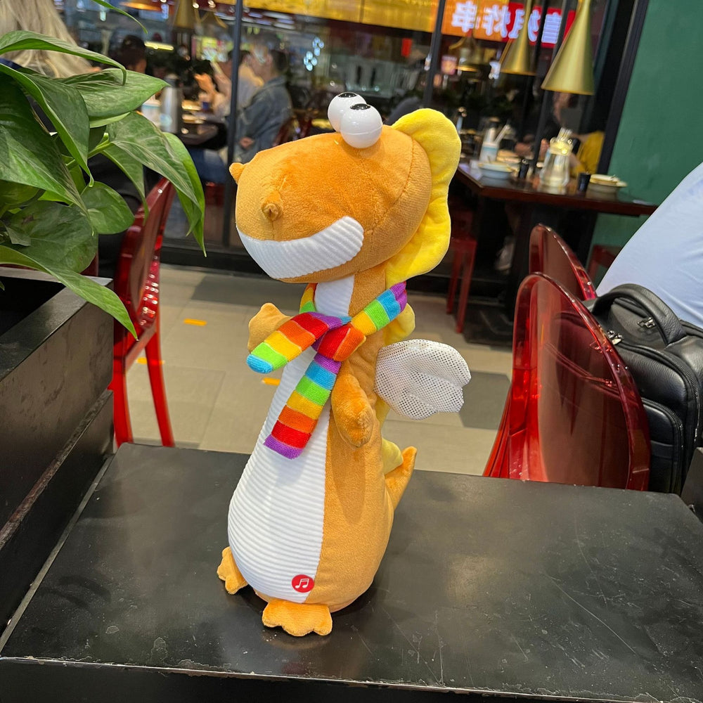 Wholesale cross-border cute dinosaur plush doll - singing, dancing, and swinging plush toy - creative gift for kids