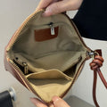 Retro first-layer cowhide women's bag women's bag fashion practical dumpling bag shell bag casualeasiest for match clutch bag