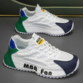 Men's shoes 2025 new winter mesh versatile breathable athletic casual white sneakers height increasing running dad shoes