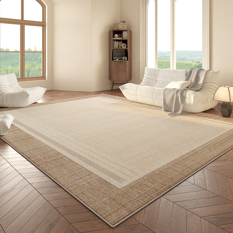Carpet living room cream style waterproof maintenance-free  new style retro sofa coffee table no-wash and wipeable medieval floor mat
