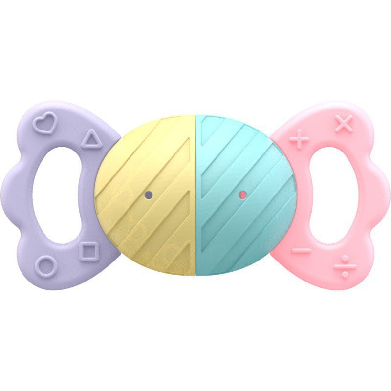 Cross-border baby hand rattle toy 0-1 years old newborn baby can gnaw teething glue baby bed bell pedal piano pendant