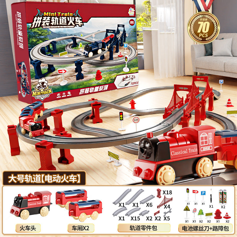 Electric high-speed train set with track - realistic model for boys - educational & fun birthday gift for kids