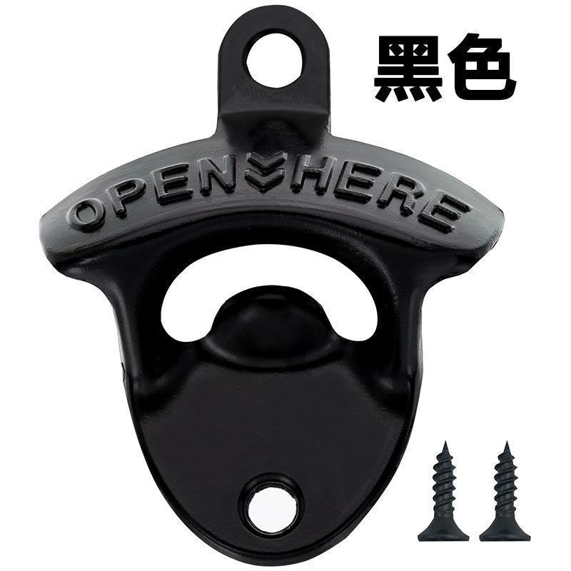 antique beer bottle opener cross-border creative wall bottle opener zinc alloy wall bottle opener wall-mounted bottle opener