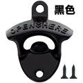 antique beer bottle opener cross-border creative wall bottle opener zinc alloy wall bottle opener wall-mounted bottle opener