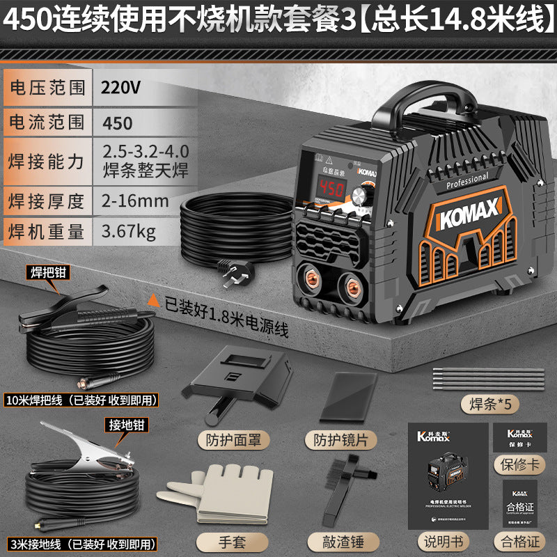 220v portable mini welding machine for home use, 315 dual voltage industrial grade all-copper 380v welder