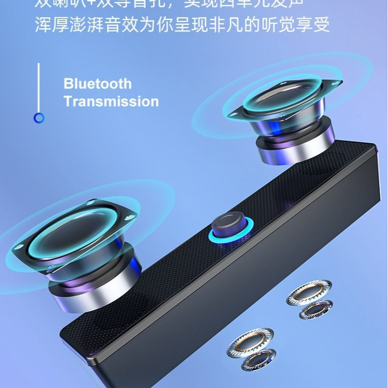 3511 long-body computer speakers, desktop home audio, wired/bluetooth small speakers for laptops, super bass