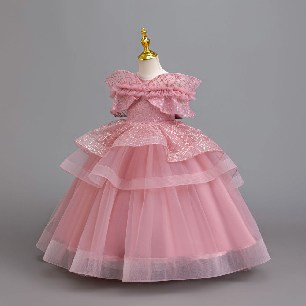 New arrival: girls' sequin princess dress - perfect for weddings, flower girls, piano recitals, and special occasions