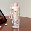 Sippy cup ice cup teapot summer large capacity water cup female high temperature resistant high appearance plastic cup cup with suction