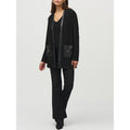 fall/winter new european and american style solid color pocket long sleeve casual leather patchwork jacket for women