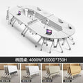 Office movable bench training table education institution patchwork training table desk foldable conference table no wood paint