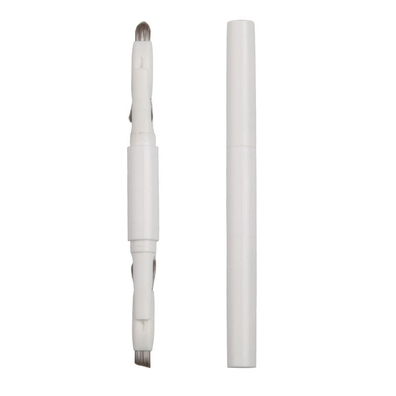 makeup brush double-ended eye brush can be rotated four-in-one multi-functional eyebrow brush lip brush oblique eye shadow brush makeup brush