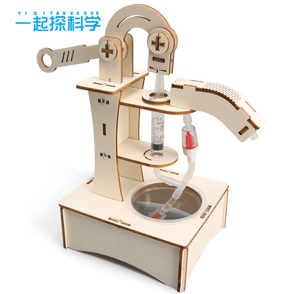 Hand pressure pump technology small production children science experiment teaching toys primary school students handmade DIY materials wholesale