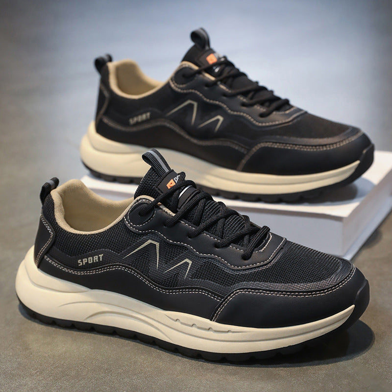 cross-border shoes men's 2026 new foreign trade men's shoes wholesale soft bottom casual shoes k-style breathable sports shoes men