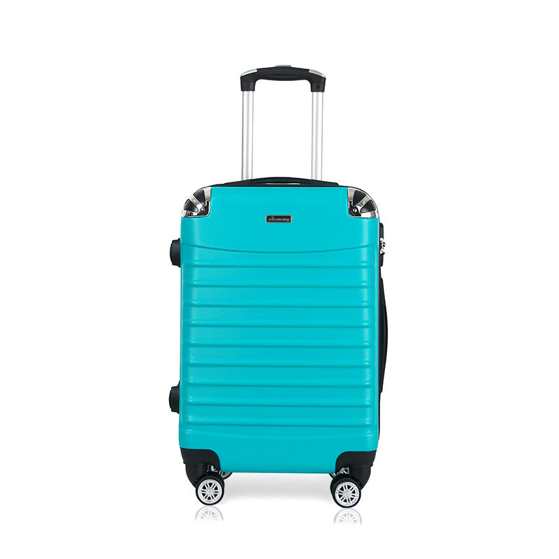 Processing custom ABS trolley suitcase business travel gift boarding case zipper 3-piece universal wheel suitcase