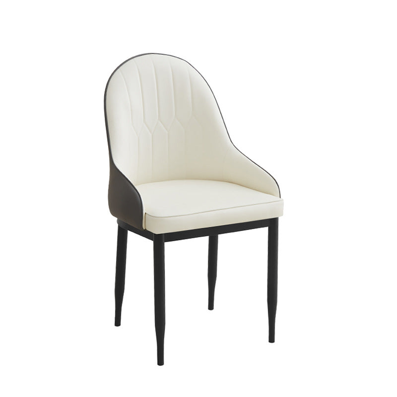 Luxury high-end chair, home leather stool, modern minimalist nordic dining chair, home living room hotel dining chair