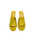 2025 spring/summer new fashion versatile sexy european and american style genuine leather wedge heel mule sandals