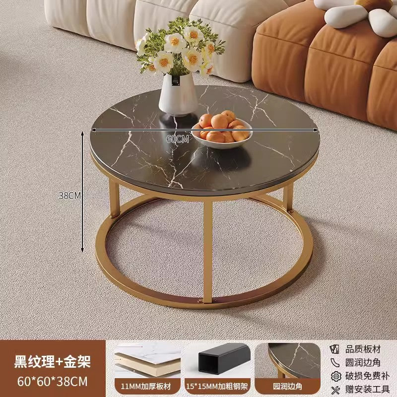Coffee table living room for home round table small apartmentaccessible luxurycasual modern new arrival sofa coffee table balcony