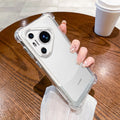 Suitable for huawei p80 electroplated transparent mobile phone case with four-corner airbag anti-fall magic8 protective cover nova13pro new