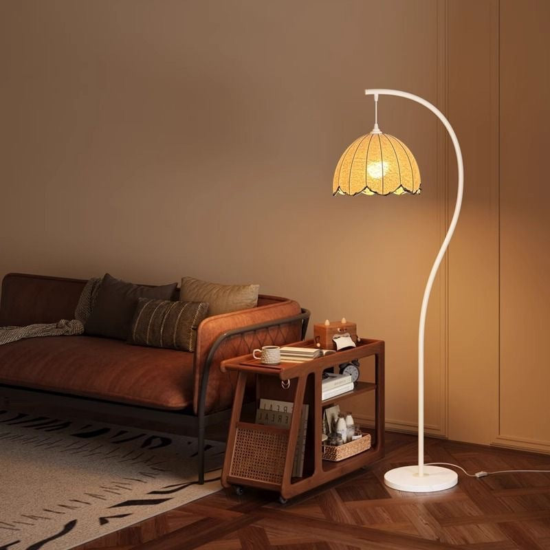 Retro style floor lamp living room sofa side atmosphere medieval wabi-sabi style bedroom study corner floor lamp