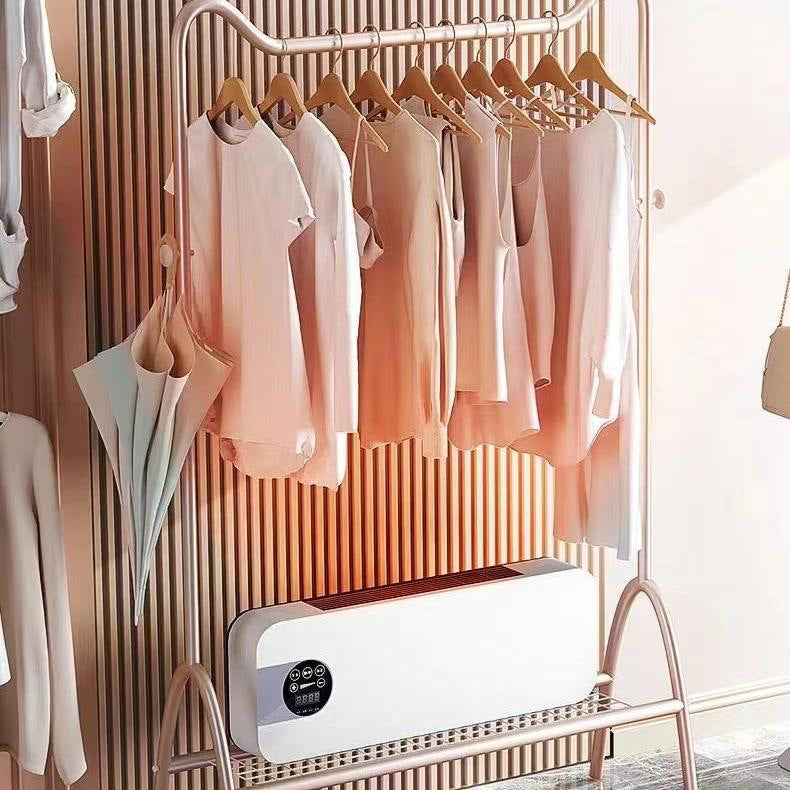 Wall-mounted fan heater - compact, waterproof, and suitable for home bathrooms and restrooms - dual-mode heating and cooling