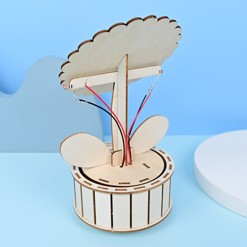 Light-chasing sunflower children's small production photoresistor light sensor circuit toy children's scientific experimental model