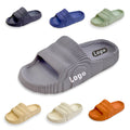New arrival coconut slippers for women, kanye's same style sandals for men, trendyoutwear flip-flops, color logo, thick sole men's slippers
